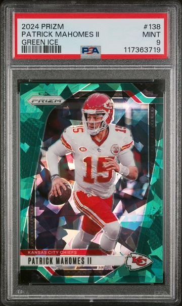 2024 Prizm #138 Patrick Mahomes II PSA 9