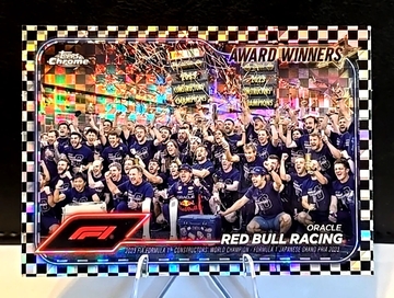 2024 Topps Chrome F1  Oracle Red Bull Award Winners  Checker Flag  Max Verstappen