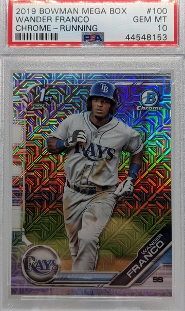 Wander Franco 2019 Bowman Chrome Mega PSA 10 #100