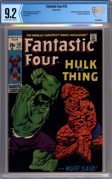 Fantastic Four #112 CBCS 9.2