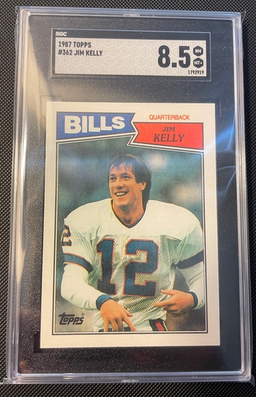 1987 Topps Jim Kelly SGC 8.5