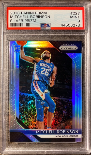 2018 Panini Prizm Mitchell Robinson Silver Prizm PSA 9