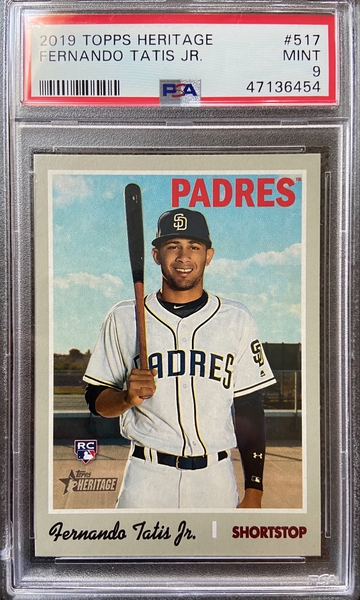2019 Topps Heritage Fernando Tatis Jr. PSA 9