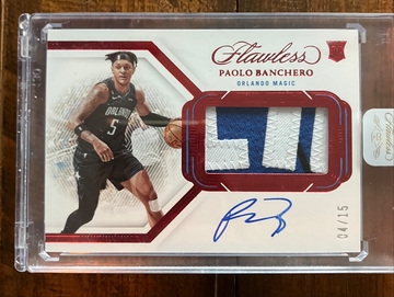 2022 Flawless Paolo Banchero RPA Ruby 04/15 SEALED