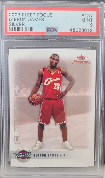 Lebron James 2003 Fleer Focus rc Silver /25 rookie 137