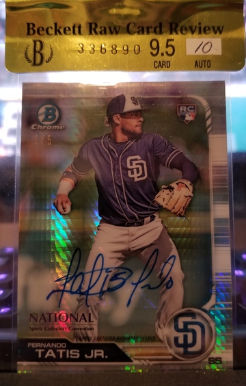 2019 bowman national fernando tatis jr auto /5