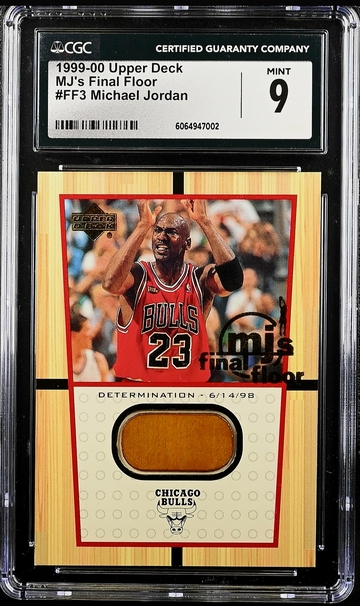 1999 Upper Deck MJs Final Floor Michael Jordan #FF3 CGC 9 Mint Chicago Bulls
