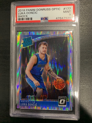 Luka Doncic 2018 Optic Shock PSA 9 Rookie