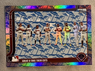 2025 Topps Series 2 #409 Texas Taters Holiday Beach Umbrella 4/25 HR Derby