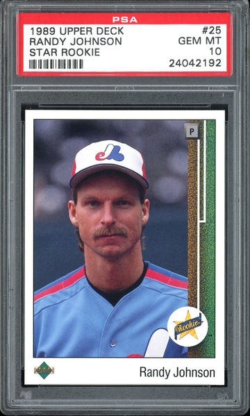RANDY JOHNSON 1989 UPPER DECK #26 STAR ROOKIE PSA 10 RC