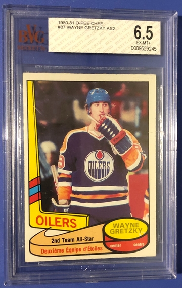 1980-81 O-Pee-Chee #87 Wayne Gretzky 2nd year All-Star
