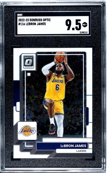 2022-23 Donruss Optic #116 Lebron James SGC 9.5