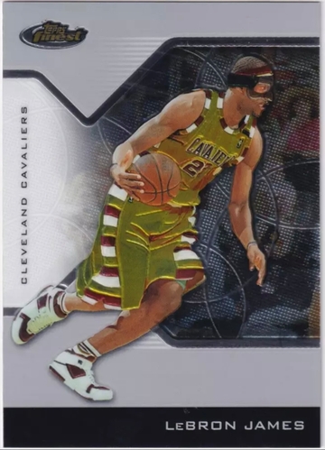LOT 10 2004-05 Topps Finest #23 Lebron James- FRESH FIND