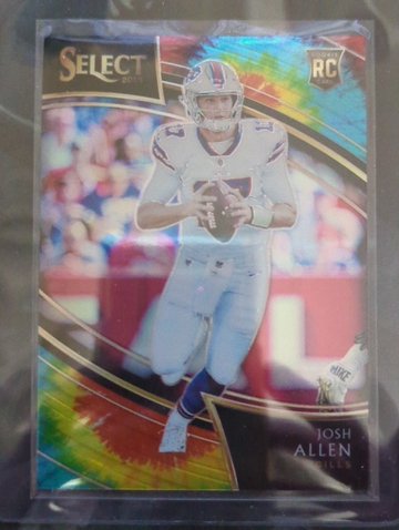 2018 Select Josh Allen Field Level Tie Dye Rookie /25