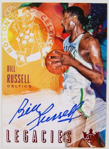 Bill Russell 2018-19 Panini Court Kings Legacies Auto /25