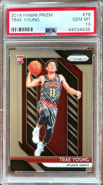 2018 Panini Prizm Trae Young #78 PSA 10