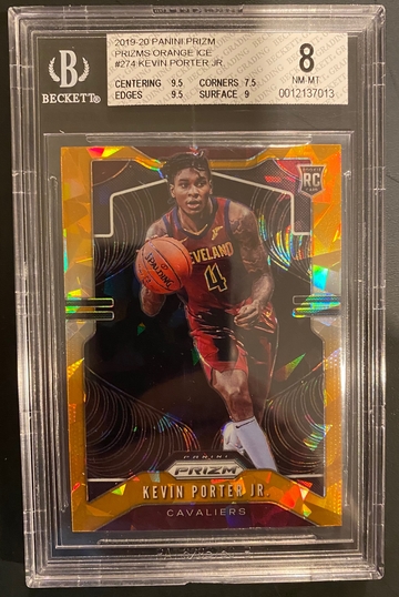 Kevin Porter Jr. Prizm Orange Ice BGS