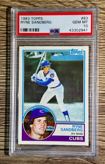 1983 Topps Ryne Sandberg PSA 10
