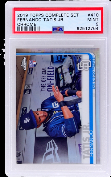 2019 Topps Chrome Fernando Tatis Jr. #410 RC PSA 9