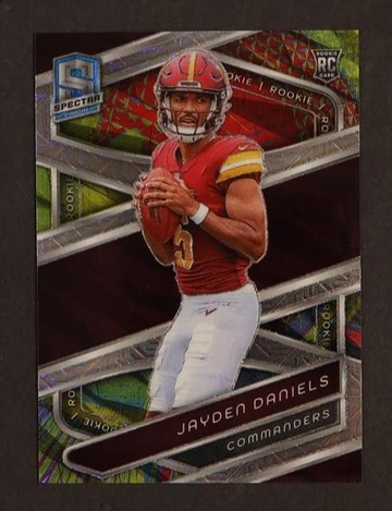 2023 Panini Spectra 115 Jayden Daniels Prizm Rookie 25/25 Commanders