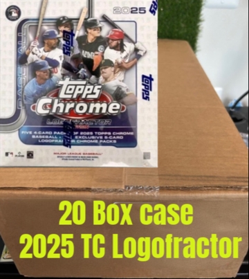 Sealed Case! 2025 Topps Chrome Logofractor Limited Edition 