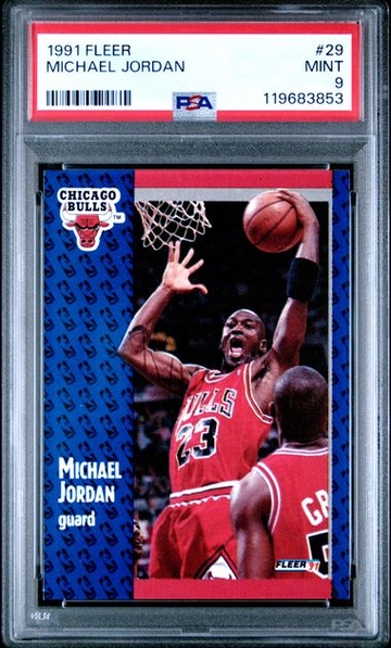 1991 Fleer Michael Jordan PSA 9