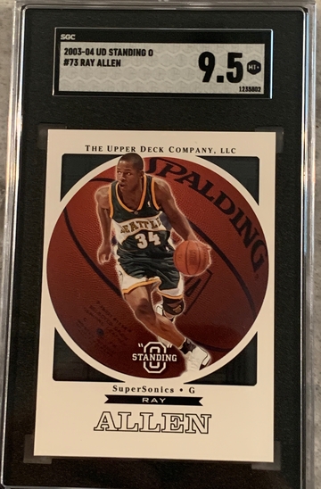 2003-04 UD Reserve #73 Ray Allen SGC 9.5