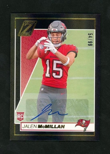 2023 Panini Contenders 439 Jalen McMillan Gold Rookie /99 Auto