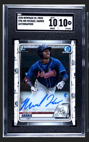2020 Bowman Chrome Michael Harris Auto