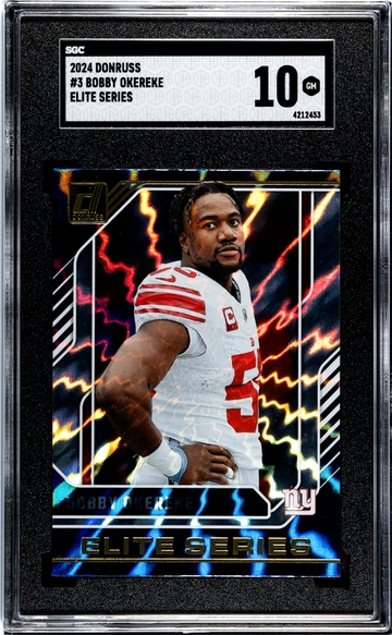 2024 Donruss #3 Bobby Okereke Elite Series SGC 10