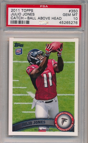 Julio Jones 2011 Topps Rookie RC #350 PSA 10