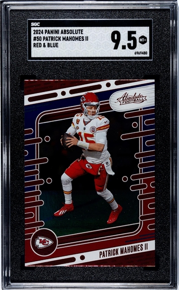2024 Absolute #50 Patrick Mahomes II SGC 9.5