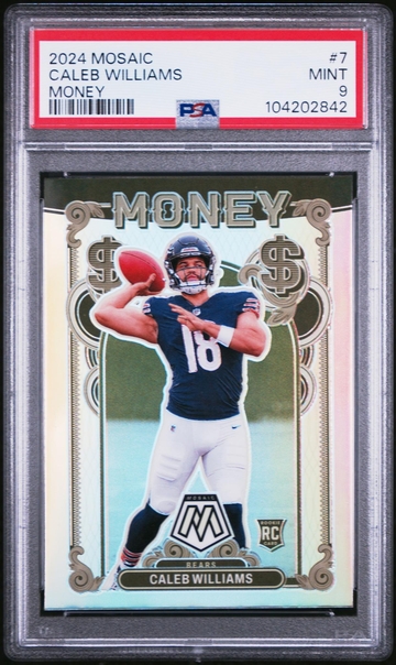 2024 Mosaic #7 Caleb Williams Money PSA 9