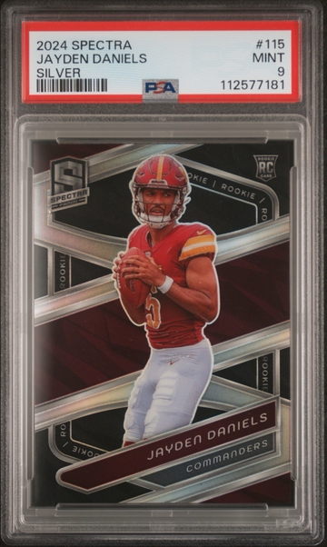 2024 Jayden Daniels Spectra Silver RC PSA 9