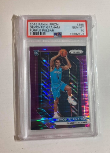 2018 Devonte Graham Purple Pulsar PSA 10 / 35