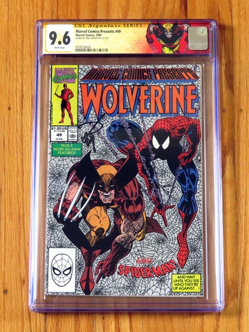 MARVEL COMICS PRESENTS #49 CGC SS 9.6 1990 Signature Series signed Erik Larsen