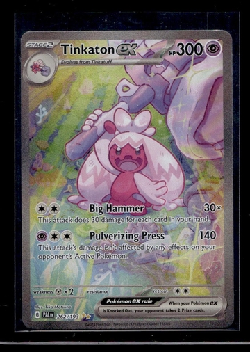 2023 Pokémon Paldea Evolved 262/193 Tinkaton EX