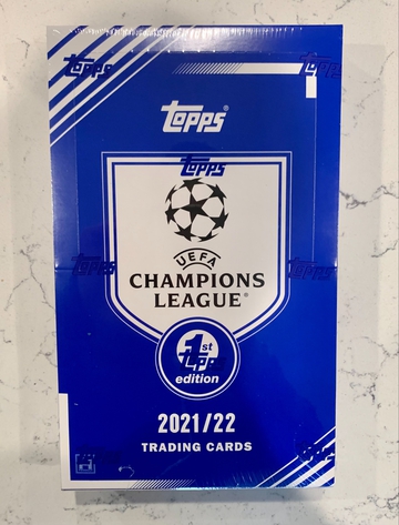 2021-22 Topps UEFA Champions League 1st Edition Soccer Hobby Box