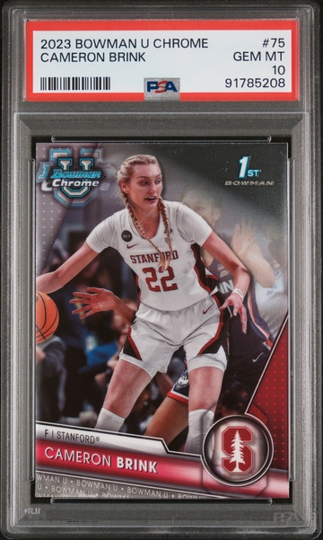 2023 Bowman U Chrome Cameron Brink #75 PSA 10