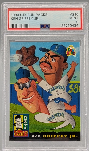 1994 Upper Deck Fun Packs #216 Ken Griffey PSA 9