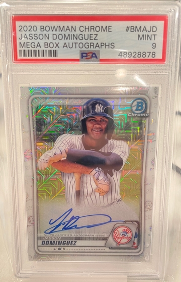 2020 Bowman Mega Box Jason Dominguez Auto