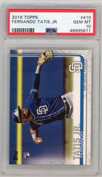 PSA 10 2019 Topps #410 Fernando Tatis Jr 