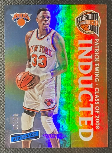 2016-17 Panini Aficionado - #149 Patrick Ewing Inducted Artist's Proof Red /99