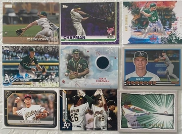 Matt Chapman 30 card lot