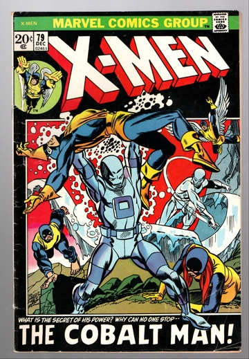 1975 Marvel X-Men #79 Comic Book VG/F Condition Cobalt Man