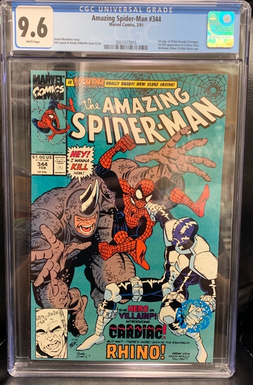 Amazing Spider-Man #344 1st Kletus Cassidy CGC 9.6
