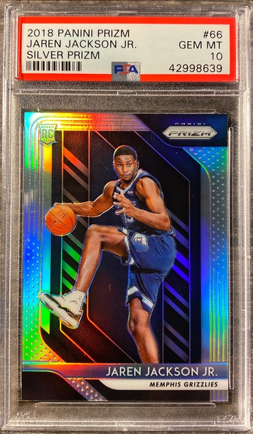 2018 Panini Prizm Silver Prizm Jaren Jackson Jr PSA 10