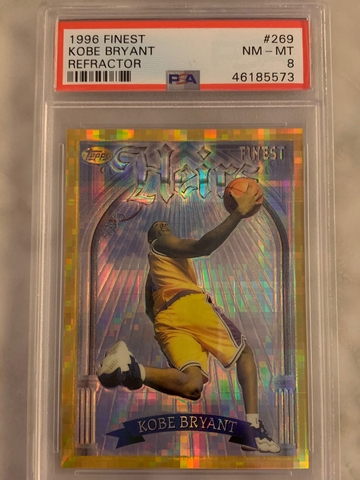 1996 Finest Kobe Bryant Gold Refractor