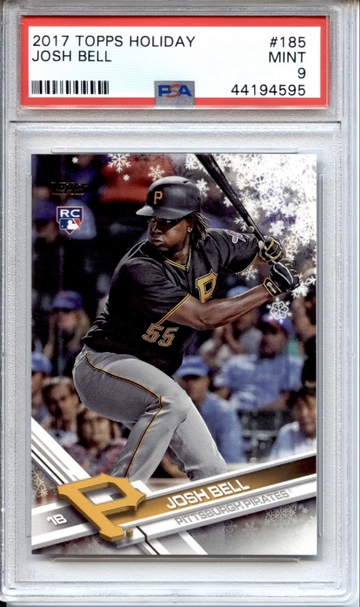2017 Topps Walmart Holiday Snowflake #HMW185 Josh Bell RC PSA 9