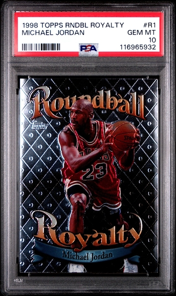 1998 Topps Roundball Royalty Michael Jordan #R1 PSA 10 | Chicago Bulls